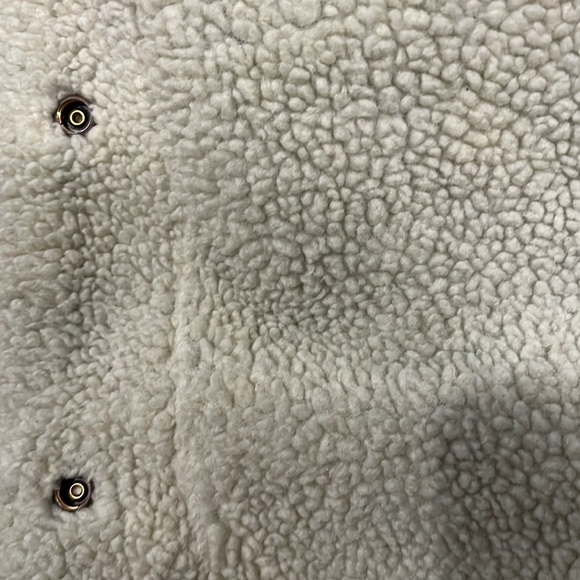 LevisType 3 Sherpa Trucker Denim Blue Jacket Women’s Size L - Picture 16 of 16